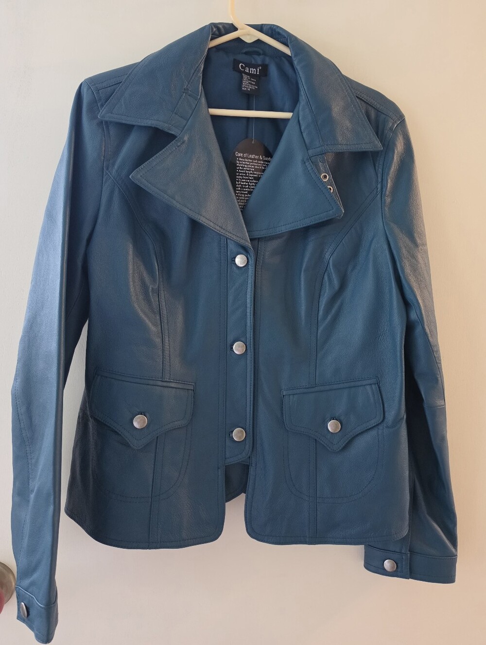 Vintage Cami NWT Leather Jacket Size 14
